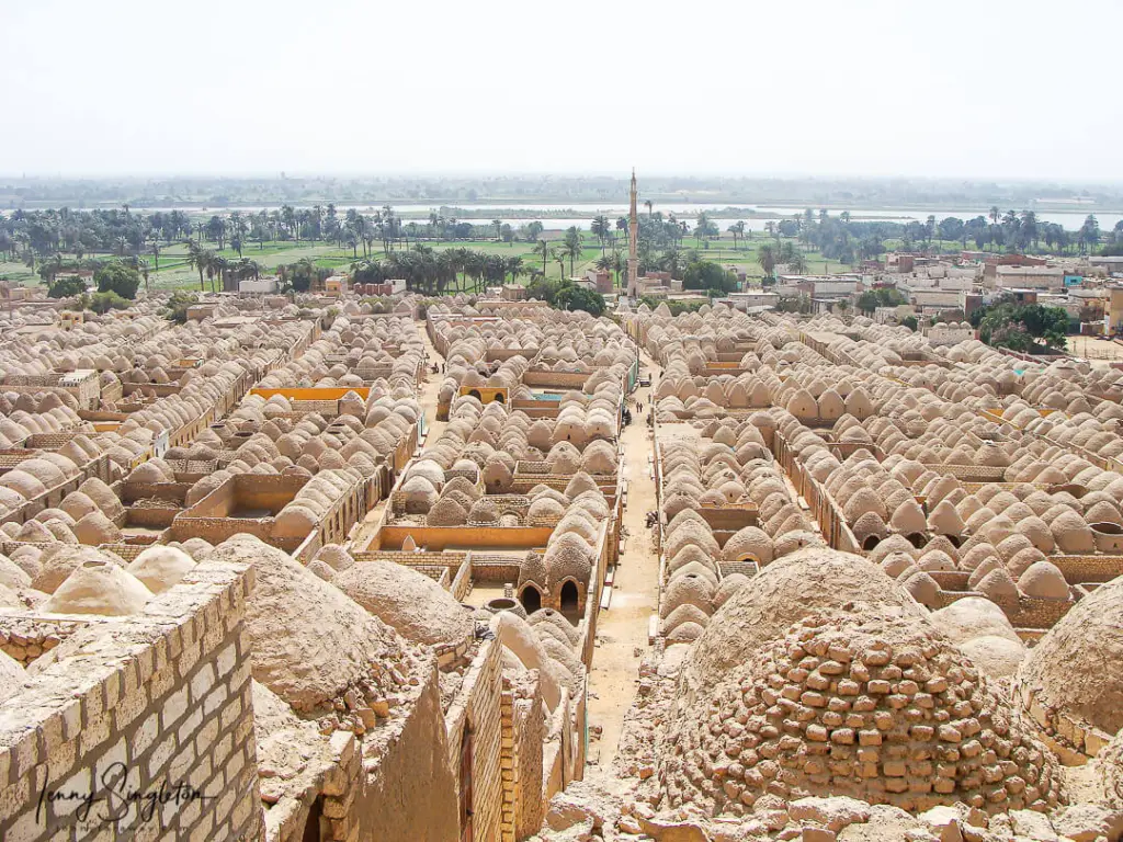 Historische Landschaft von Al-Minya in Ägypten