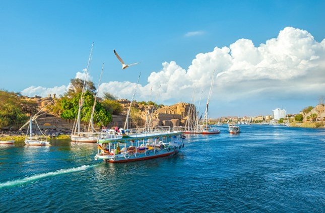 Nubische Häuser und Kultur in Aswan