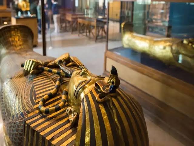 Die goldene Totenmaske von Tutanchamun