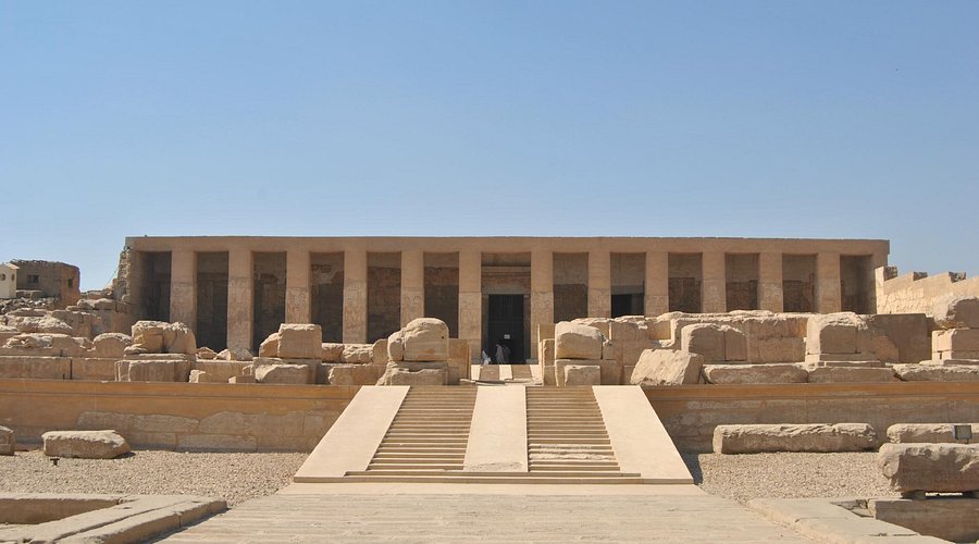 Reliefs im Tempel des Seti I.